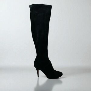 COLE HAAN NIKE AIR Black Suede Pull On Boots Size 6.5 B